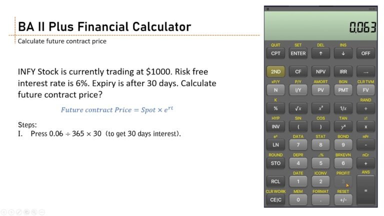 calculo financeiro com contrato e calculadora