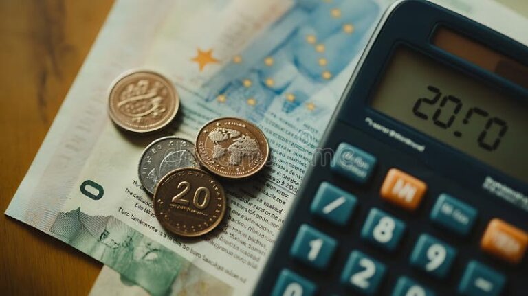 Como Fazer as Contas do Décimo Terceiro Salário de Forma Correta 1 calculo financeiro com moedas e calculadora