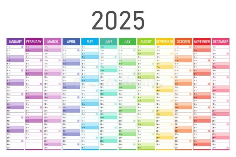 Como Funciona a Tabela de Semana e Meses para Organizar o Ano