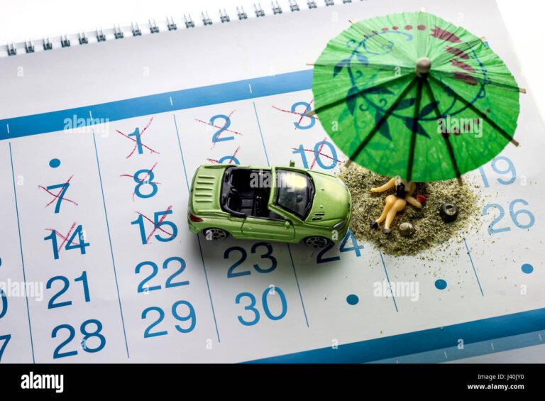 calendario marcando dias antes das ferias