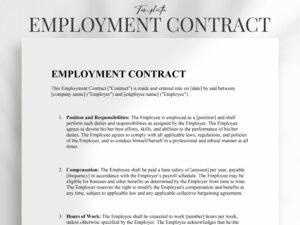 contrato de trabalho com calendario e moedas