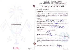 documento medico com carimbo oficial