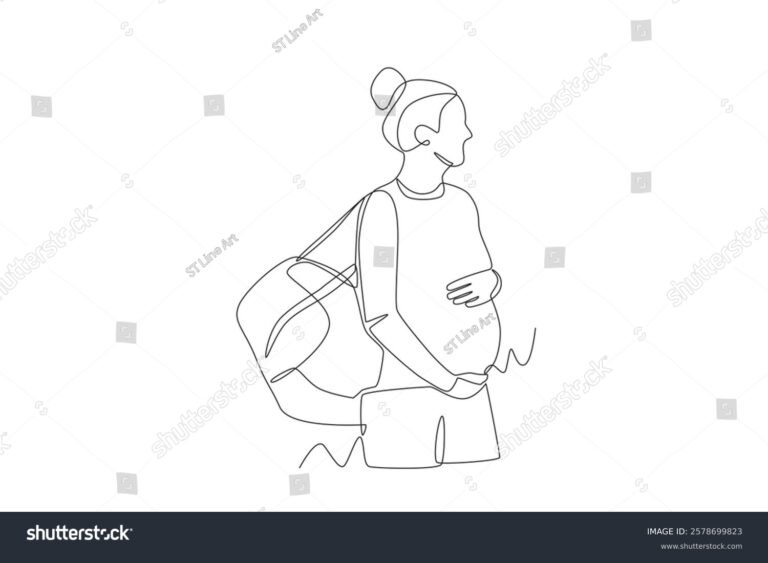 gestante com bebe e bolsa familia simbolica