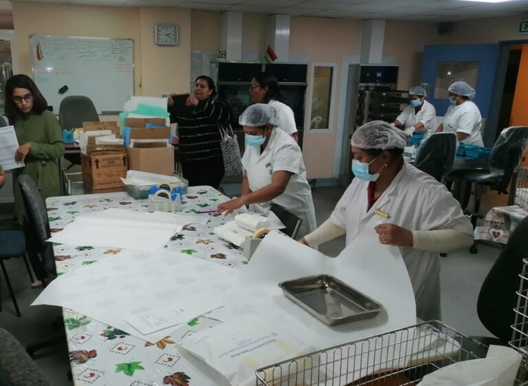 hospitais com pacientes e profissionais em acao