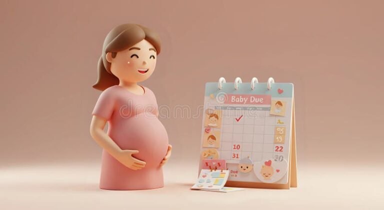 Licença Maternidade Conta Para Férias e Décimo Terceiro Salário 2 mae sorrindo com bebe e calendario colorido