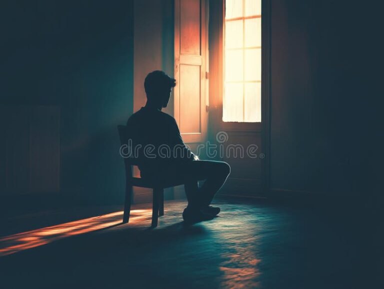 pessoa descansando perto de janela iluminada