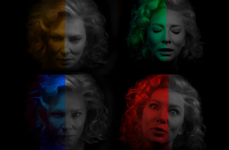 quatro retratos coloridos representando quatro temperamentos