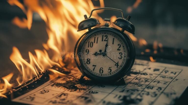 relogio antigo com calendario ao fundo 1