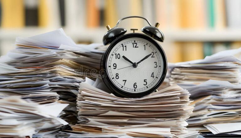 Quanto Tempo Demora Para Receber Após Dar Entrada no INSS 2 relogio ao lado de documentos oficiais