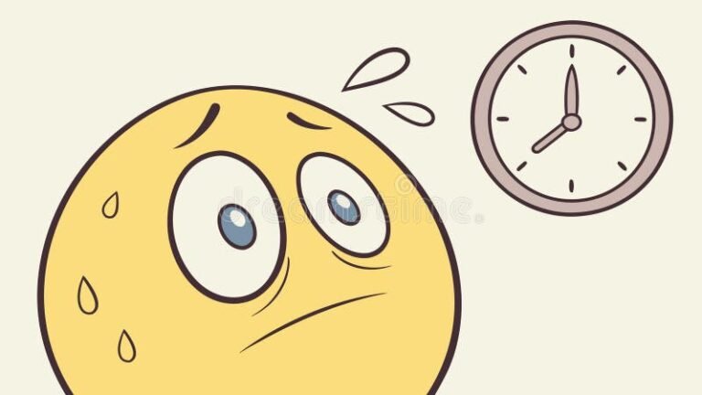 relogio marcando horas com maos preocupadas