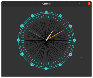 relogio marcando ponto de trabalho vazio