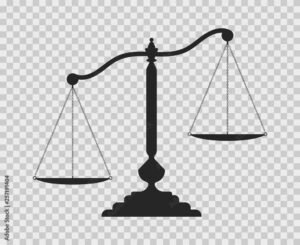 simbolo de balanca da justica equilibrada