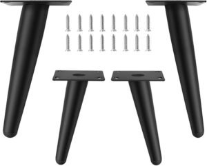 suporte metalico robusto para pe de mesa