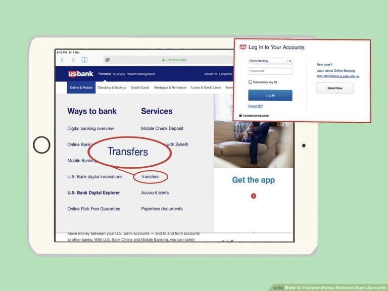 transferencia entre contas bancarias